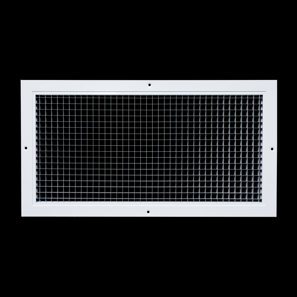 20"x10" White Aluminum Eggcrate Return Air Grille, Low-Noise High-Airflow Rust-Proof Vent Cover