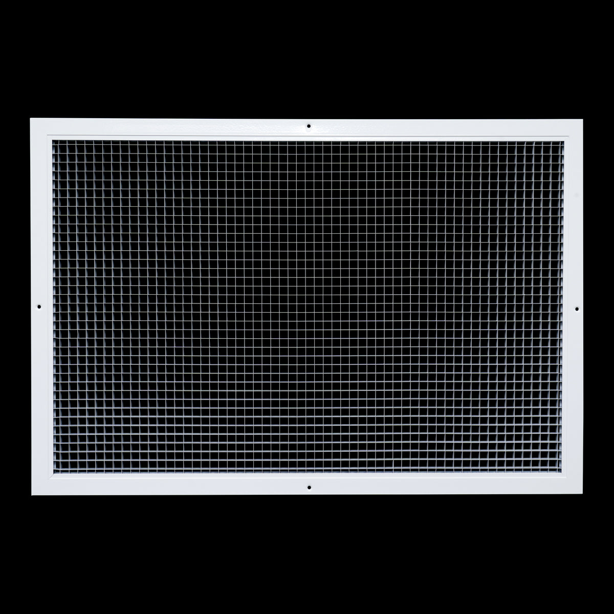 20"x30" White Aluminum Eggcrate Return Air Grille, Low-Noise High-Airflow Rust-Proof Vent Cover