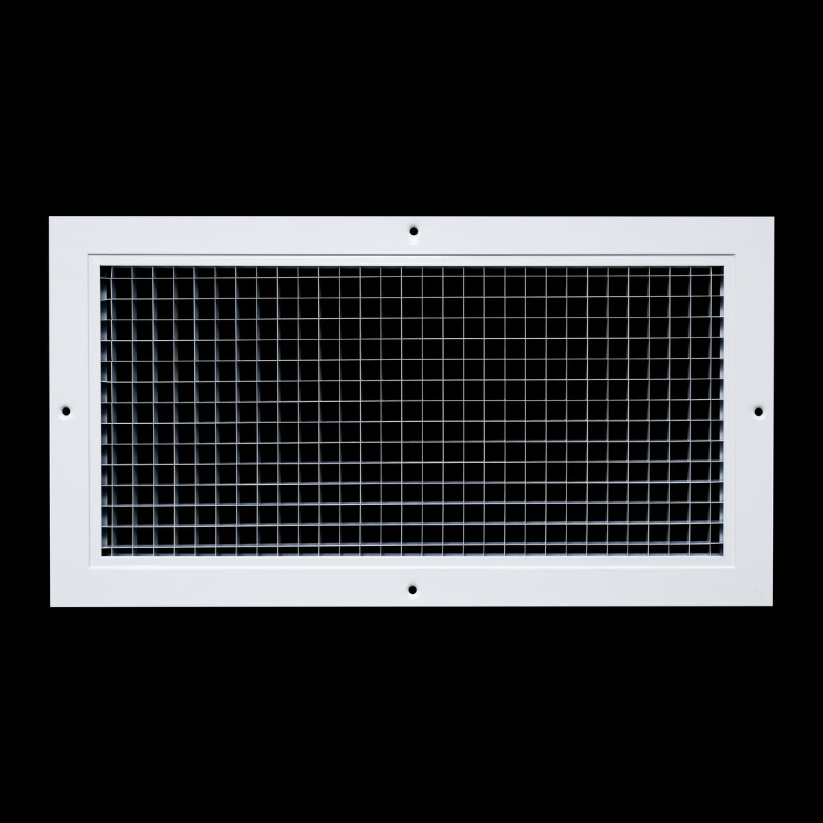 8"x16" White Aluminum Eggcrate Return Air Grille, Low-Noise High-Airflow Rust-Proof Vent Cover
