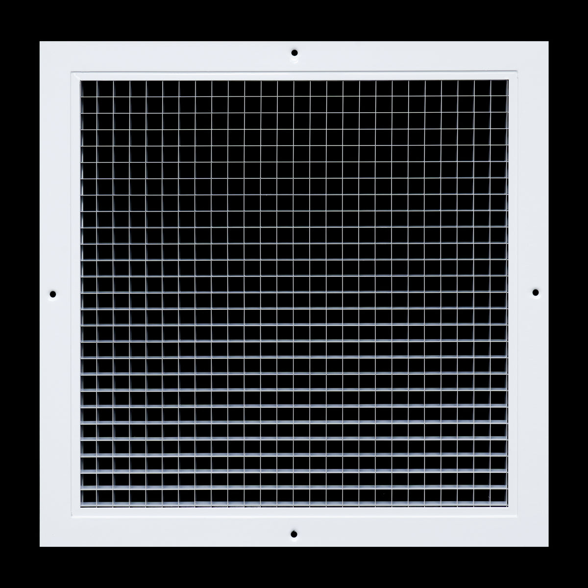 14"x14" White Aluminum Eggcrate Return Air Grille, Low-Noise High-Airflow Rust-Proof Vent Cover