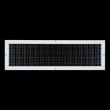 8"x30" White Aluminum Eggcrate Return Air Grille, Low-Noise High-Airflow Rust-Proof Vent Cover