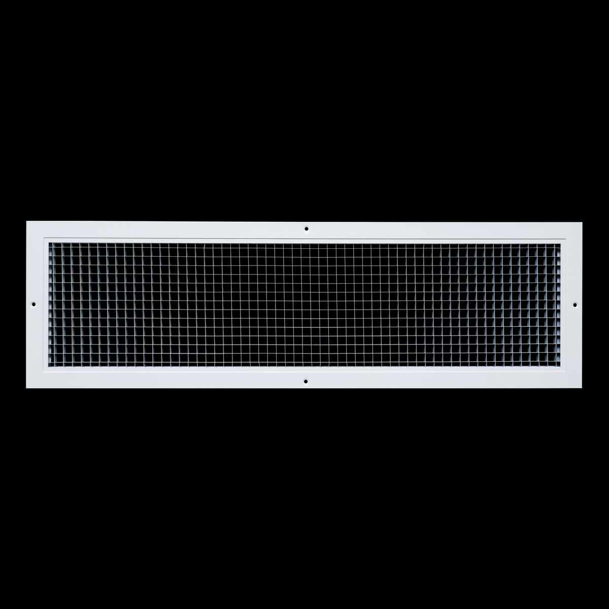 8"x30" White Aluminum Eggcrate Return Air Grille, Low-Noise High-Airflow Rust-Proof Vent Cover