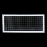 30"x12" White Aluminum Eggcrate Return Air Grille, Low-Noise High-Airflow Rust-Proof Vent Cover