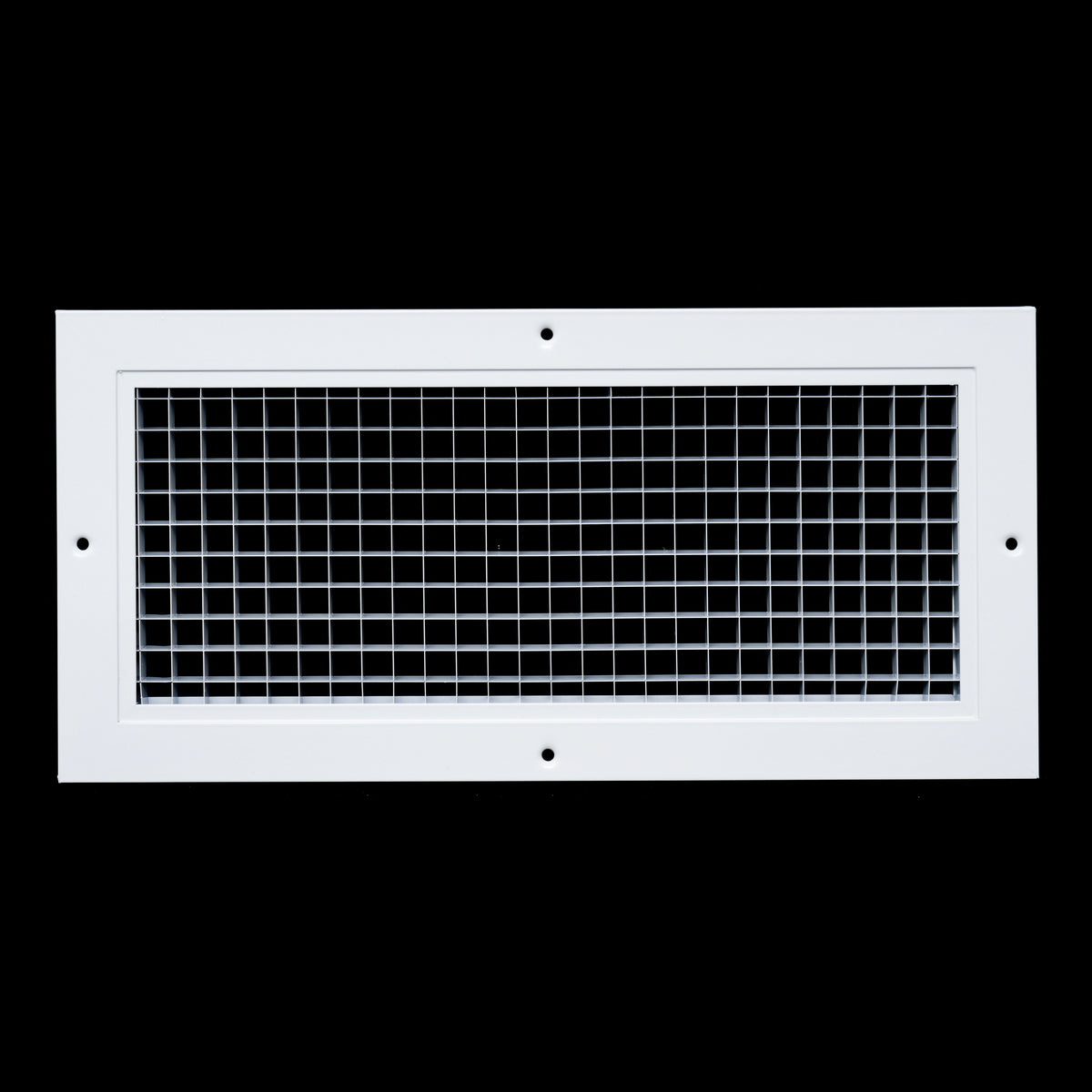 6"x14" White Aluminum Eggcrate Return Air Grille, Low-Noise High-Airflow Rust-Proof Vent Cover