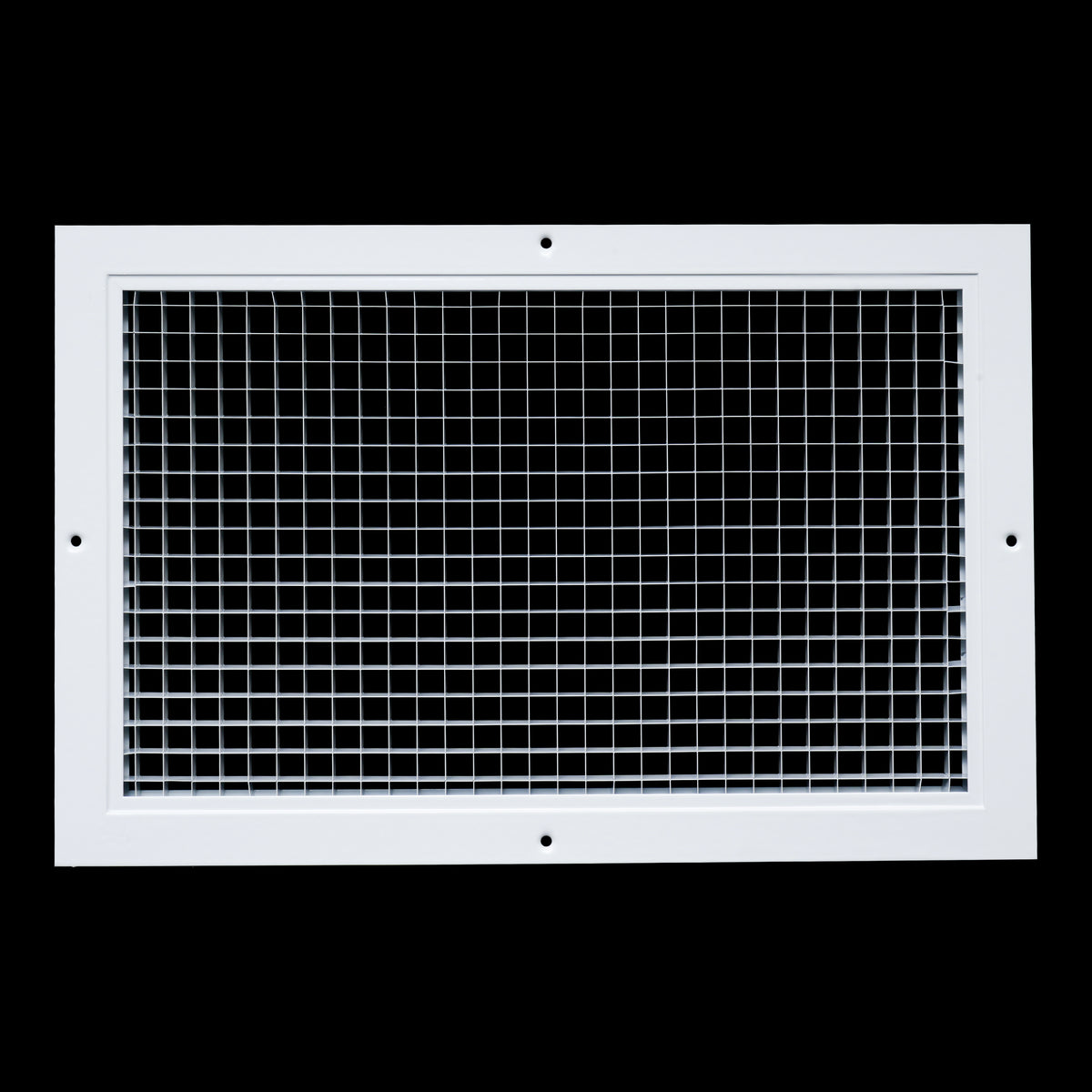 16"x10" White Aluminum Eggcrate Return Air Grille, Low-Noise High-Airflow Rust-Proof Vent Cover