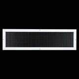 8"x32" White Aluminum Eggcrate Return Air Grille, Low-Noise High-Airflow Rust-Proof Vent Cover