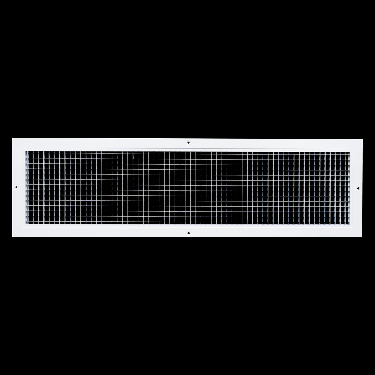 8"x32" White Aluminum Eggcrate Return Air Grille, Low-Noise High-Airflow Rust-Proof Vent Cover