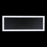 30"x10" White Aluminum Eggcrate Return Air Grille, Low-Noise High-Airflow Rust-Proof Vent Cover