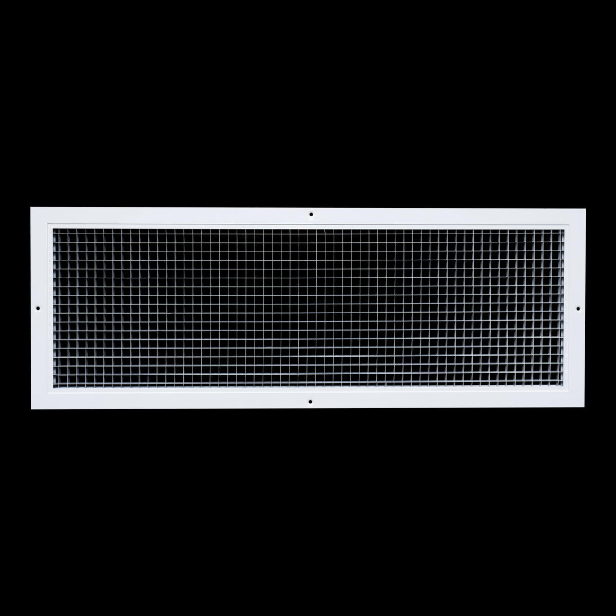 30"x10" White Aluminum Eggcrate Return Air Grille, Low-Noise High-Airflow Rust-Proof Vent Cover
