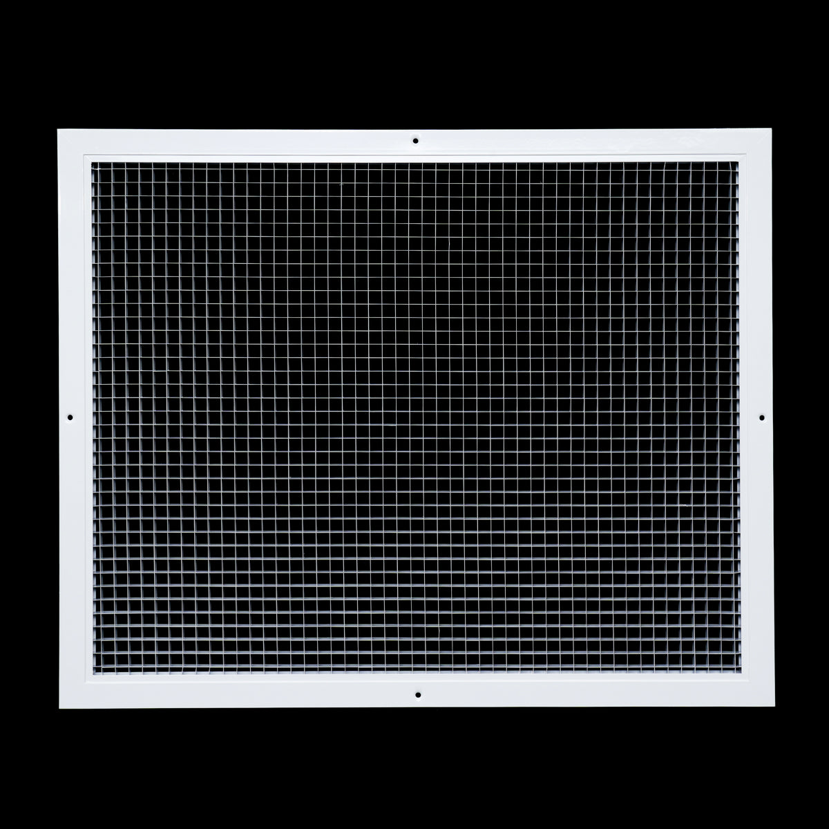 25"x20" White Aluminum Eggcrate Return Air Grille, Low-Noise High-Airflow Rust-Proof Vent Cover