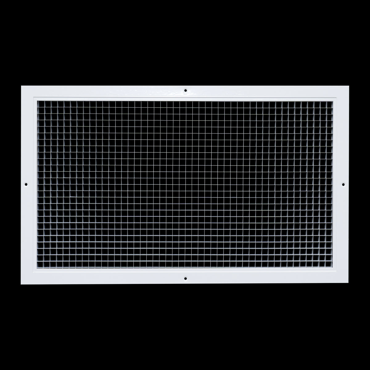 14"x24" White Aluminum Eggcrate Return Air Grille, Low-Noise High-Airflow Rust-Proof Vent Cover
