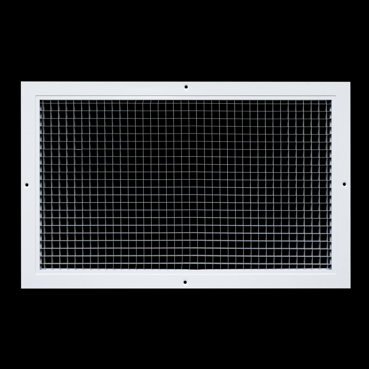 12"x20" White Aluminum Eggcrate Return Air Grille, Low-Noise High-Airflow Rust-Proof Vent Cover