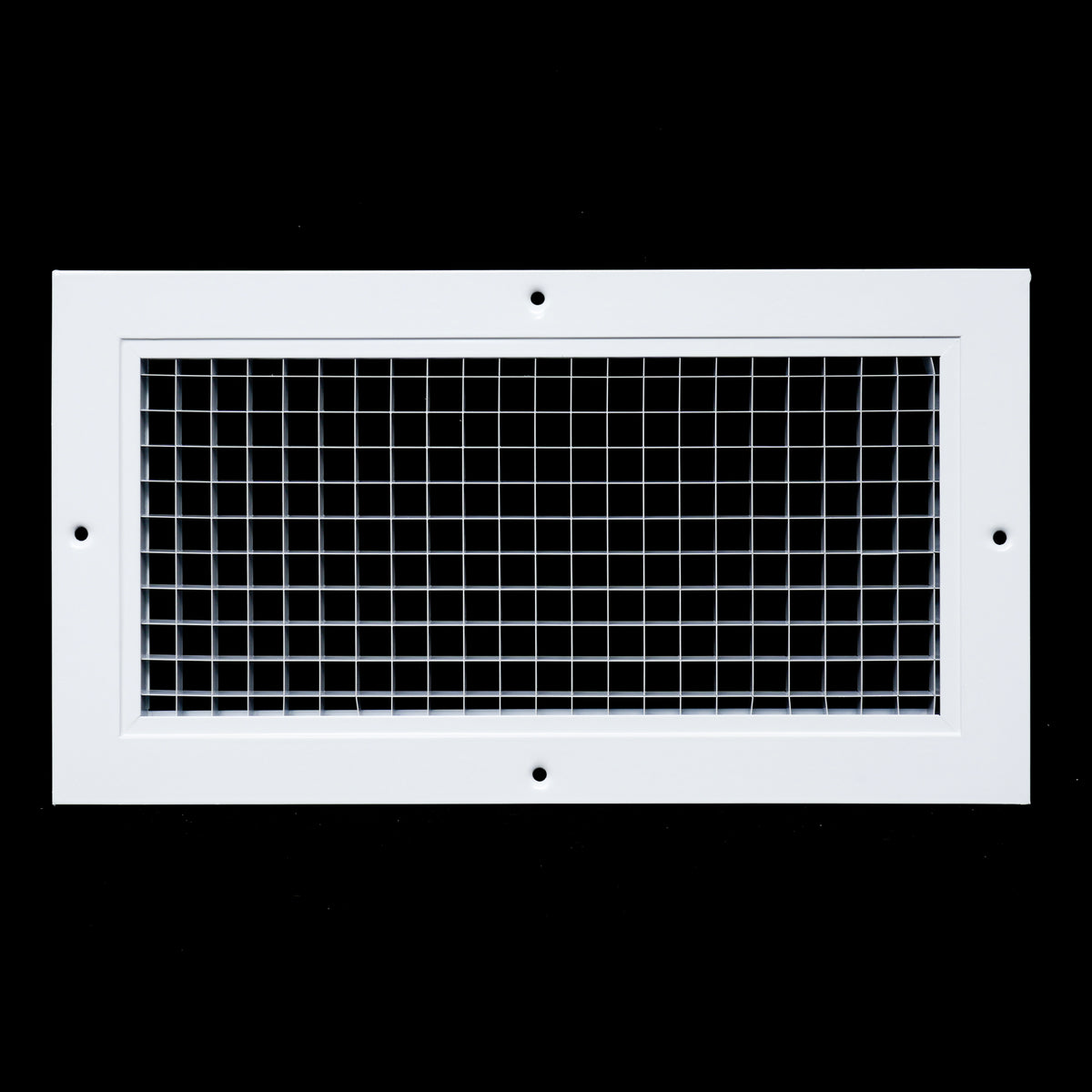 6"x12" White Aluminum Eggcrate Return Air Grille, Low-Noise High-Airflow Rust-Proof Vent Cover