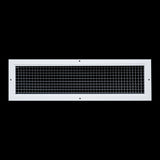 24"x6" White Aluminum Eggcrate Return Air Grille, Low-Noise High-Airflow Rust-Proof Vent Cover