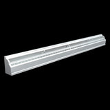48" White Steel Baseboard Return Air Grille, Removable Faceplate