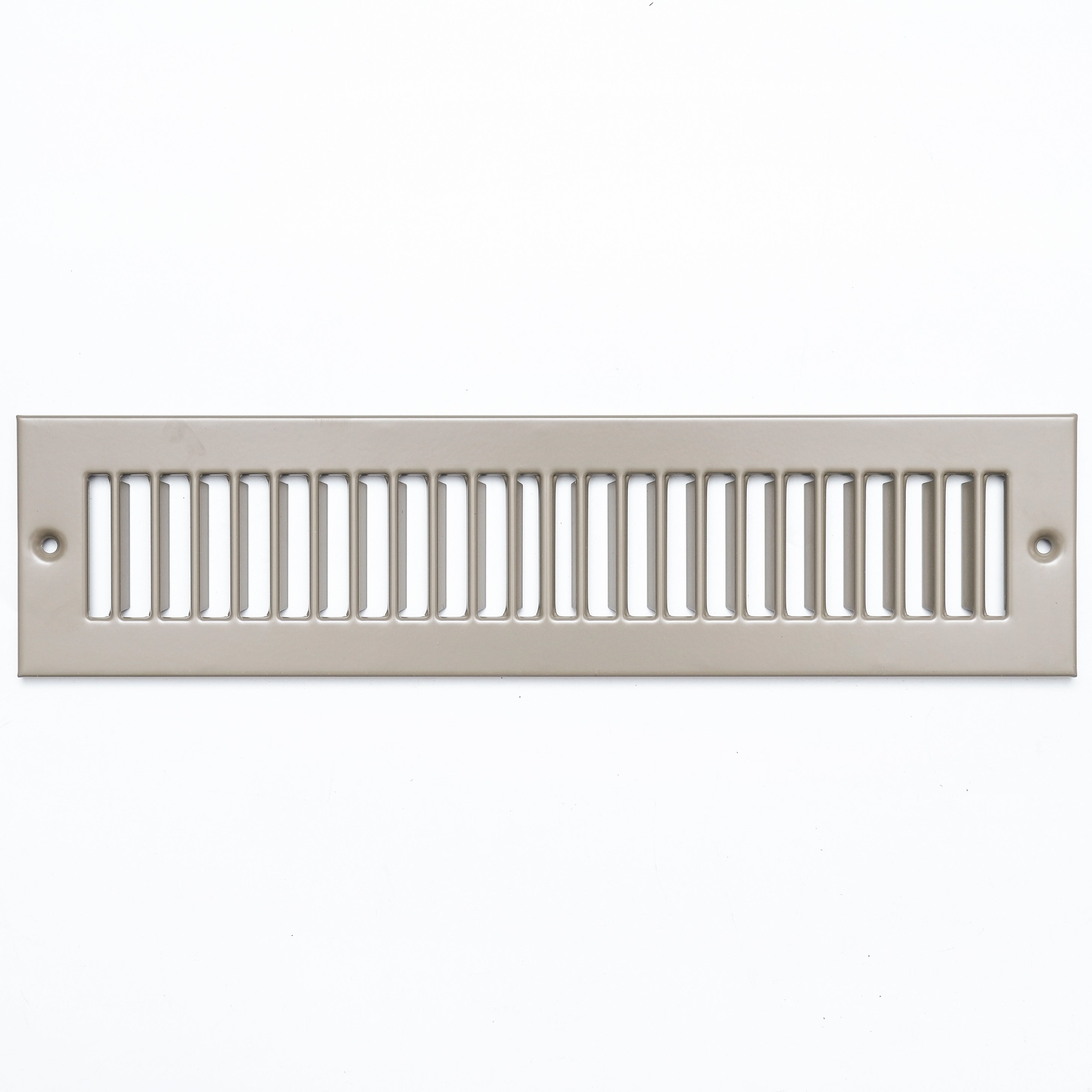 airgrilles 2" x 12" toe kick register grille   vent cover   outer dimensions: 3.5" x 13.5"   brown hnd-tgs-br-2x12  - 1