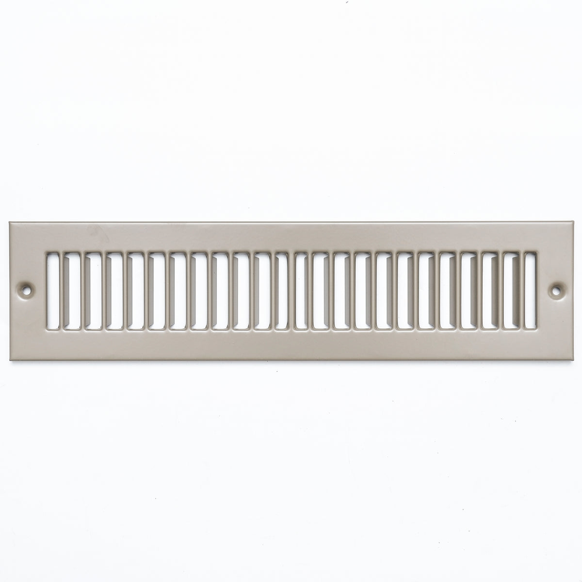 airgrilles 2" x 12" toe kick register grille   vent cover   outer dimensions: 3.5" x 13.5"   brown hnd-tgs-br-2x12  - 1