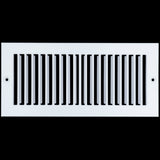 10"x4" White Toe Kick Vent Cover, Cabinet Toe Space HVAC Register Grille